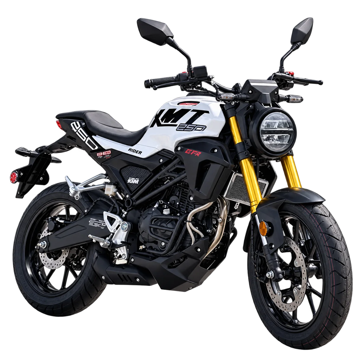 XMT 250, vista principal del modelo publicado por el proveedor